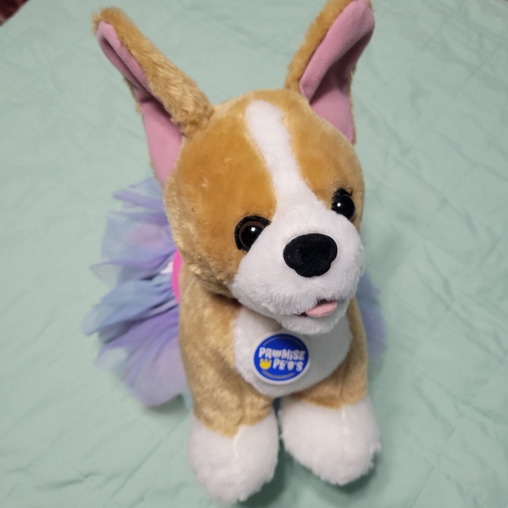 Corgi Promise Pets with Dog Collar and tutu Build A Bear